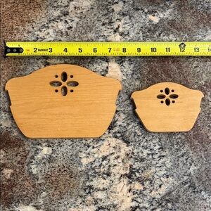 Vintage Wooden Dividers Designed for the Longaberger Woodcrafts Bread Basket